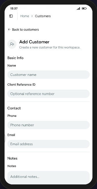 Vio customer creation tutorial